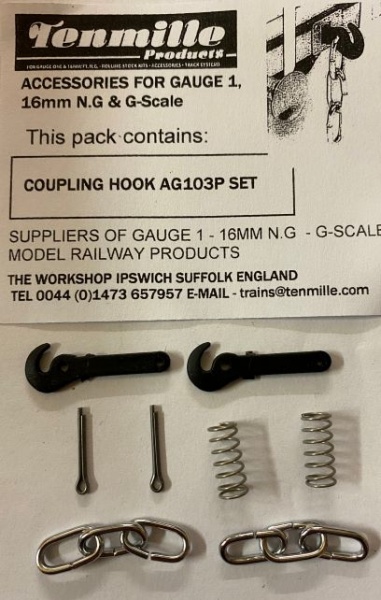 COUPLING HOOK SET (WITH PLASTIC HOOK)