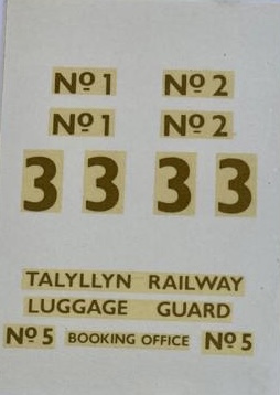TALYLLYN TICKET OFFICE TRANSFERS