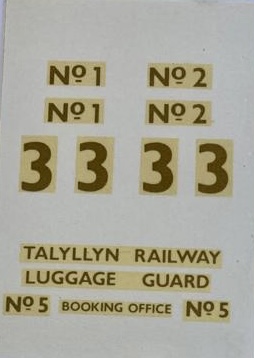 TALYLLYN TICKET OFFICE TRANSFERS