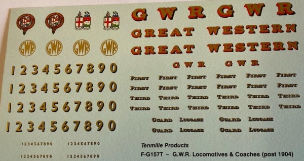 GWR LOCOMOTIVES AND COACH TRANSFERS