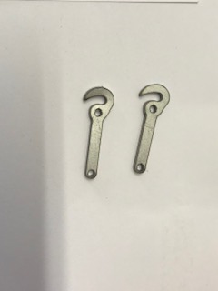 LASER CUT STEEL COUPLING HOOKS