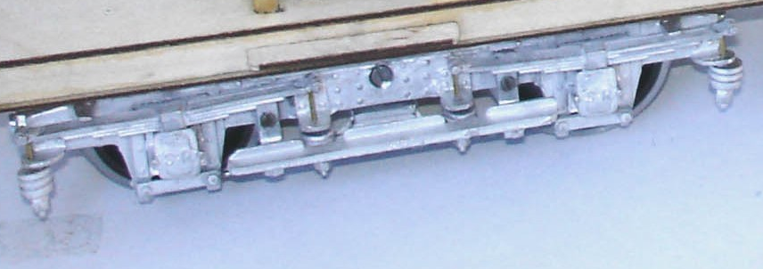 S.R BULLIED/MAUNSELL WHITE METAL BOGIE