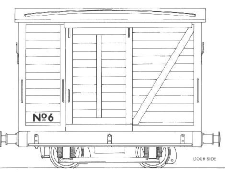 TALYLLYN (EX CORRIS) BOX BRAKE VAN